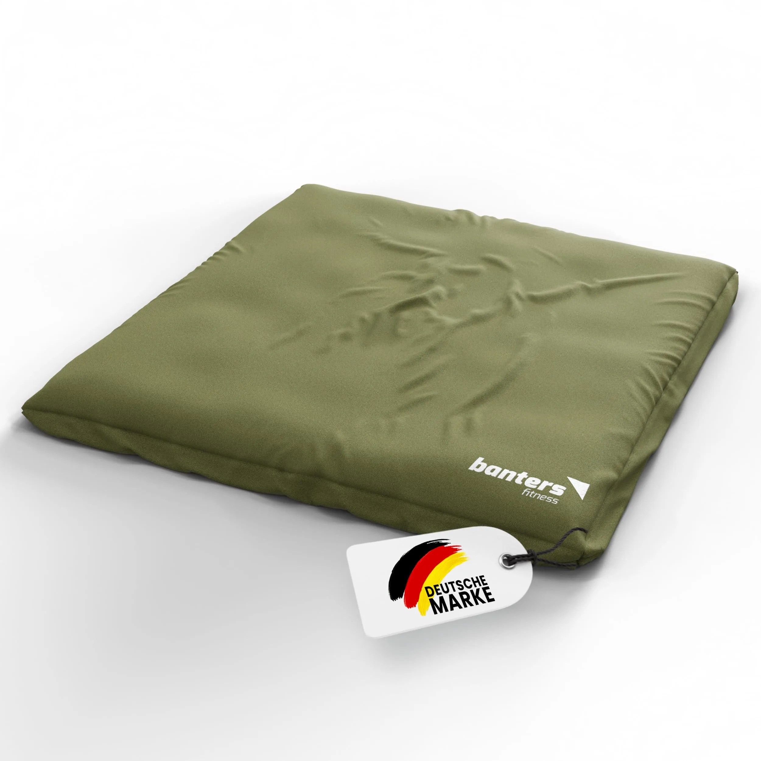 Banters Zabuton - Alfombrilla de meditación (80 x 80 x 6 cm, 100% algodón orgánico, base ergonómica para yoga, lavable, incluye plantilla de diario de 5 minutos) foto 7
