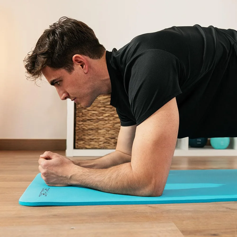 Cecotec Esterilla de Fitness, Pilates, Yoga, Entrenamiento Funcional de 183x61cm DrumFit Mat. 1cm de Espesor, Material NBR Resistente y Antideslizante, Asa de Transporte, Fácil Limpieza foto 5