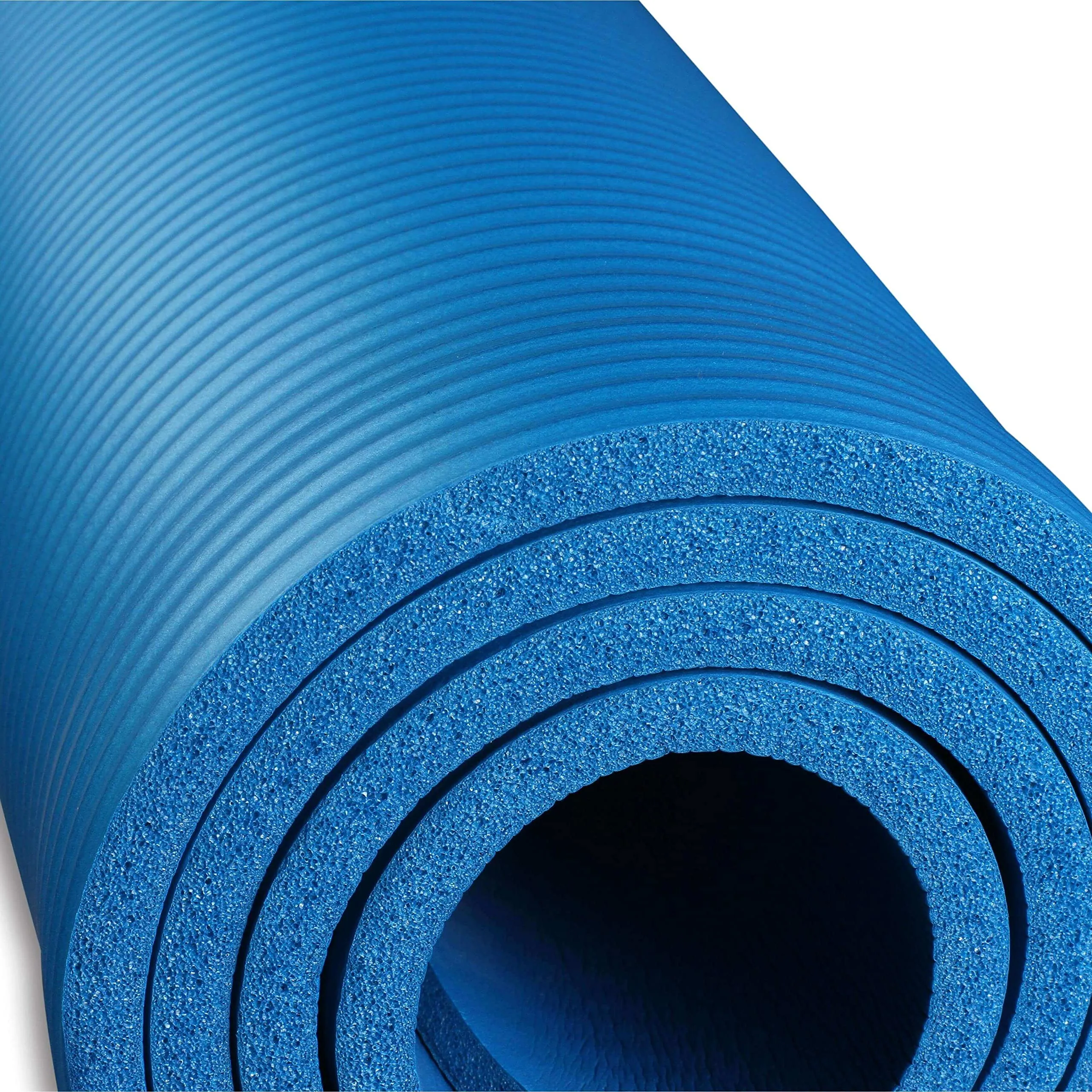 DRUNA Esterilla NBR de Yoga Multi Usos, Deportes, Pilates, Yoga, Ejercicios, Antideslizante, Yoga Mat, Colchoneta - De Grosor 1 cm. y 1,5 cm. foto 5