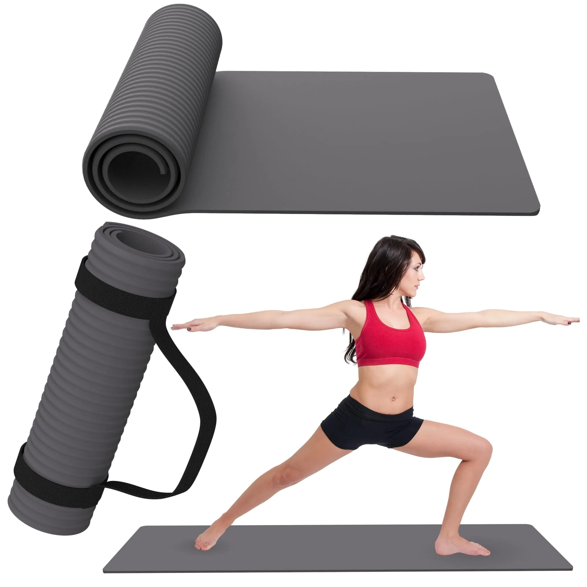 Esterilla Yoga Antideslizante con Correa de Transporte | Esterilla Yoga y Pilates ligera | Perfecto para Actividad diaria foto 7