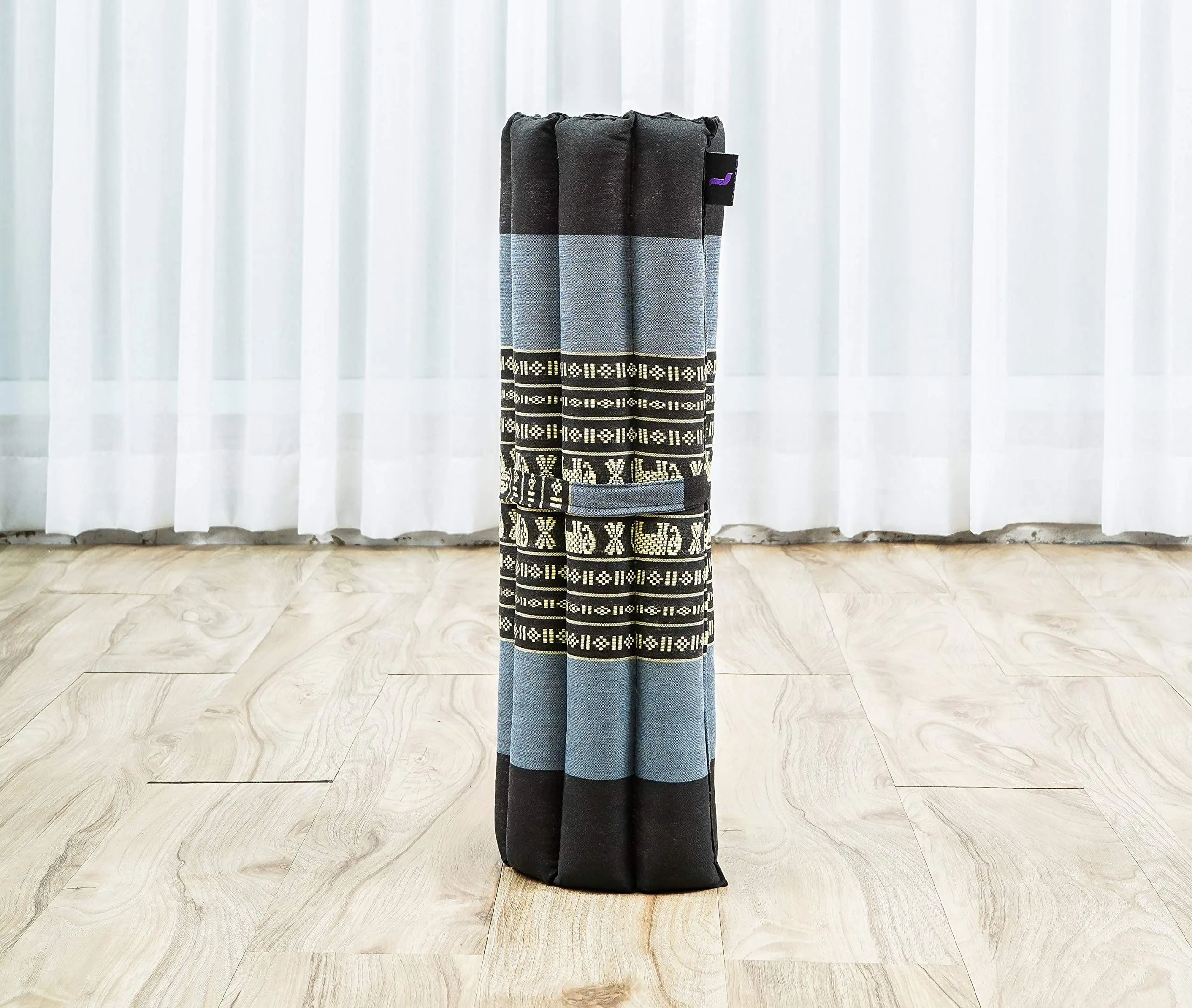 Leewadee Set Meditación Compacto Zafu & Zabuton - Pequeño Cojín Kapok Yoga Zen Zazen foto 7