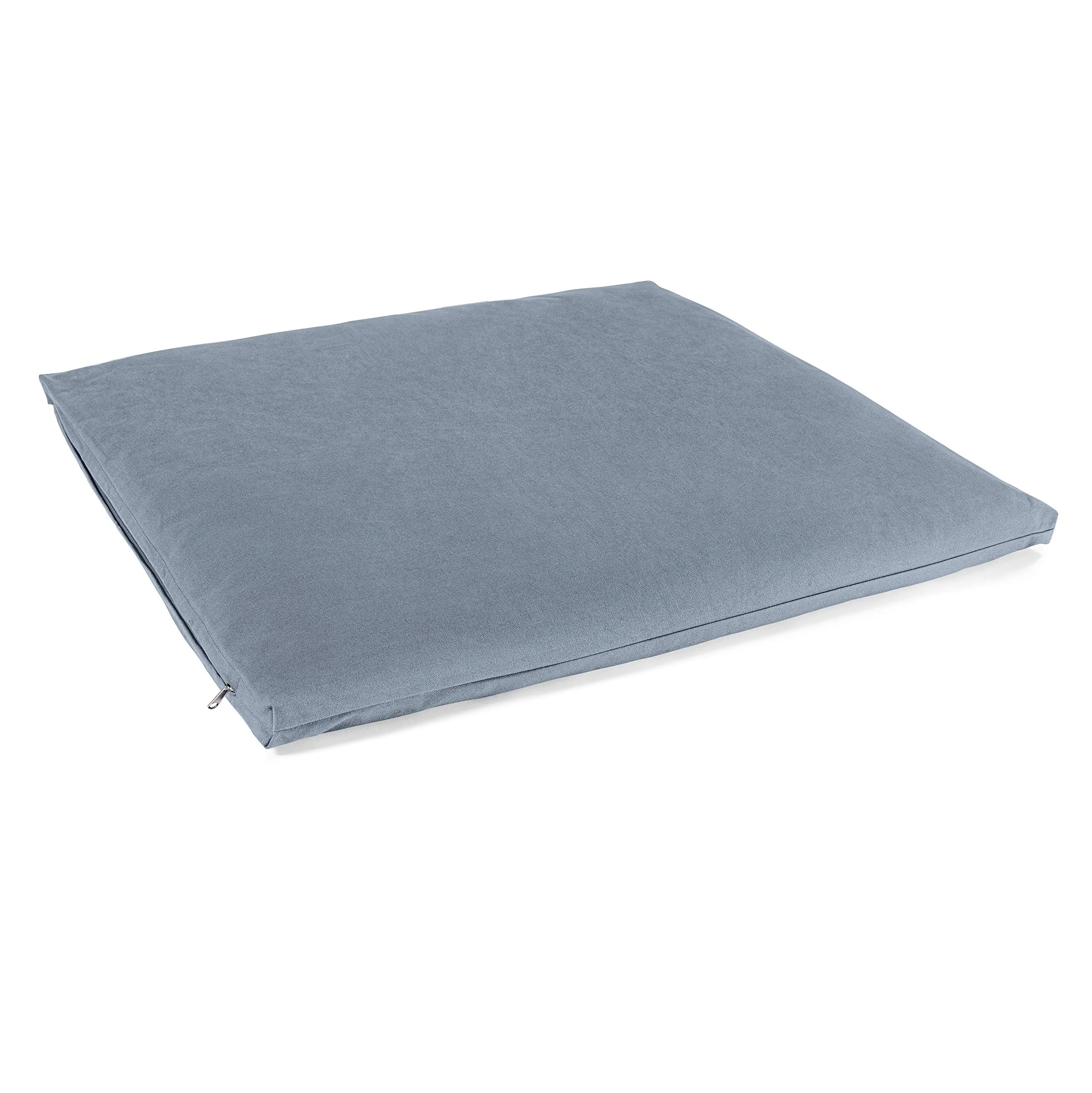 Lotuscrafts Esterilla de Meditación Zabuton Deluxe - Extra Gruesa - Cojín de Meditación para Meditación Relajada - Funda Lavable 100% Algodón - Certificado Gots
