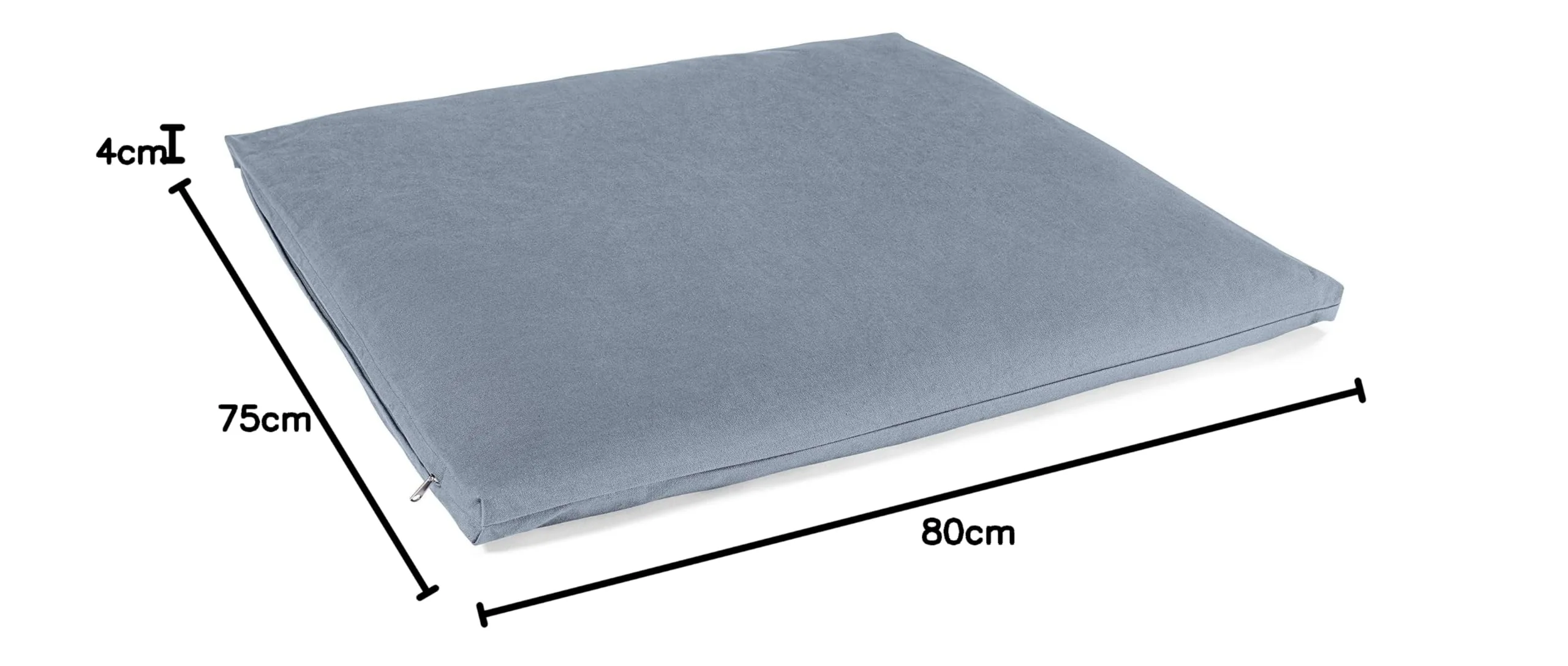 Lotuscrafts Esterilla de Meditación Zabuton Deluxe - Extra Gruesa - Cojín de Meditación para Meditación Relajada - Funda Lavable 100% Algodón - Certificado Gots foto 2