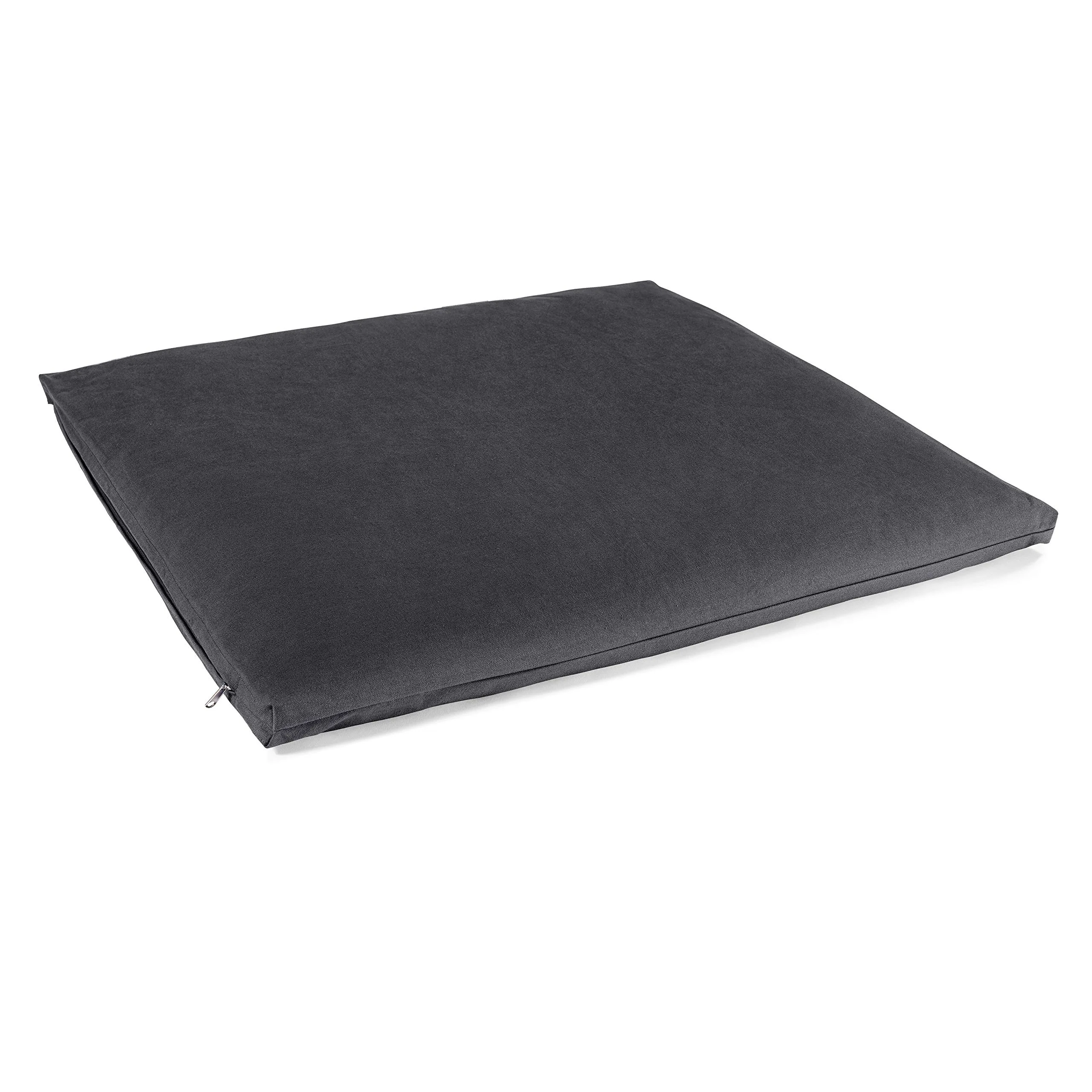 Lotuscrafts Esterilla de Meditación Zabuton Deluxe - Extra Gruesa - Cojín de Meditación para Meditación Relajada - Funda Lavable 100% Algodón - Certificado Gots foto 3