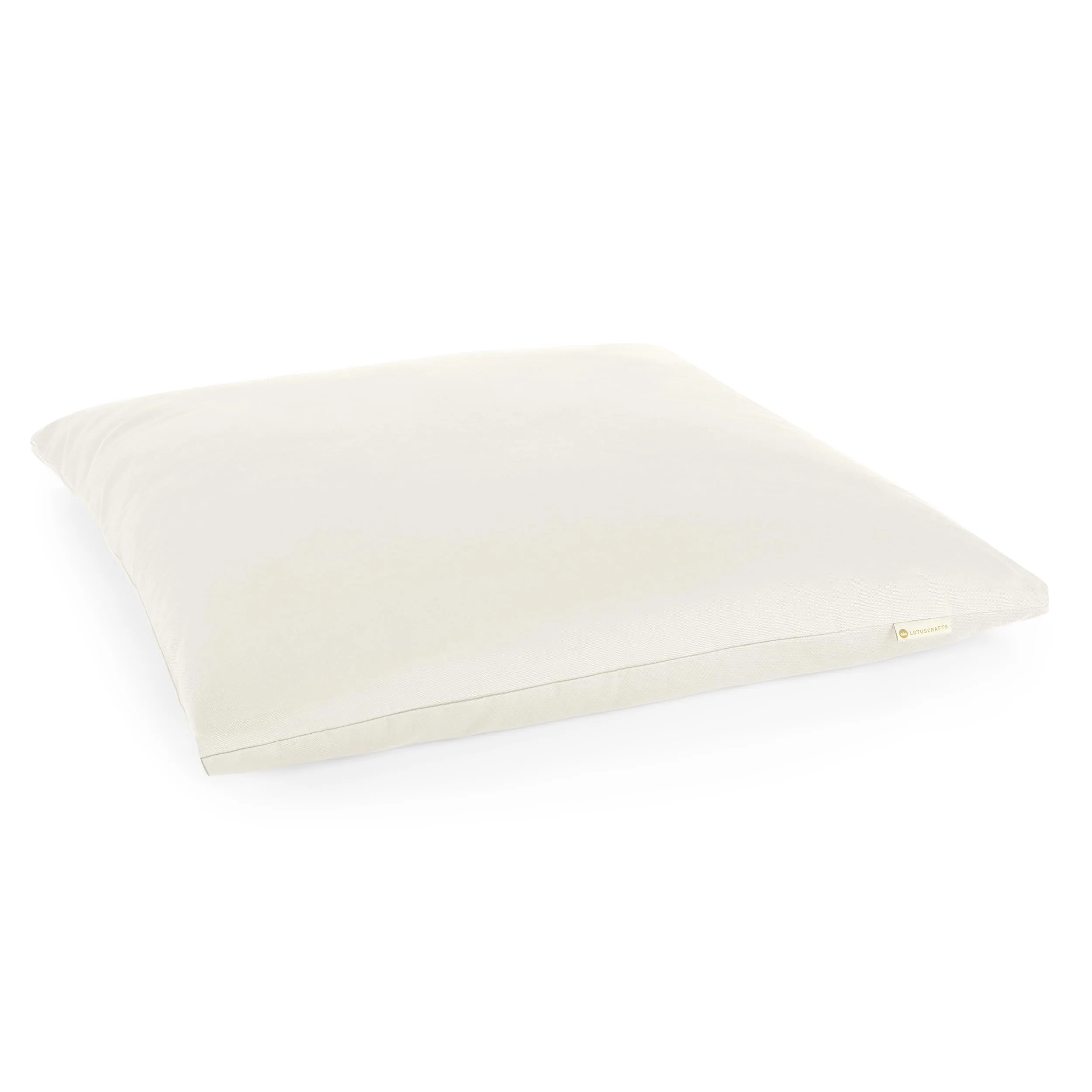Lotuscrafts Esterilla de Meditación Zabuton Deluxe - Extra Gruesa - Cojín de Meditación para Meditación Relajada - Funda Lavable 100% Algodón - Certificado Gots foto 7