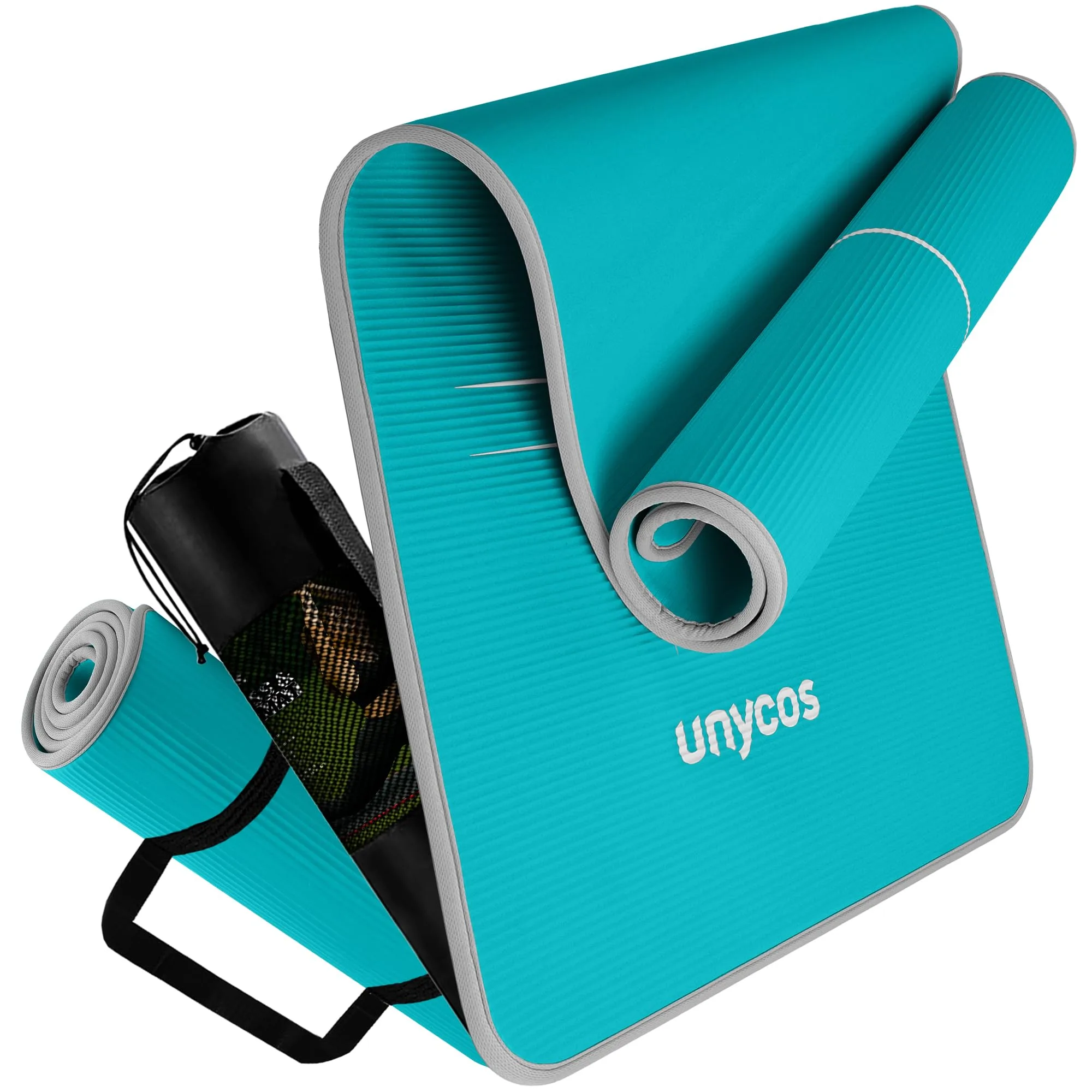 unycos - Esterilla de Yoga NBR con Superficie Antideslizante 183x60 foto 7
